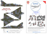 Dassault Mirage 2000 D - camouflage pattern paint masks (for Kitty Hawk kits)