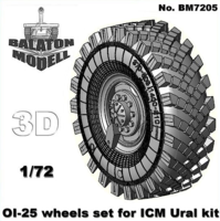 OI-25 wheels set for ICM Ural kit (New master model!) - Image 1