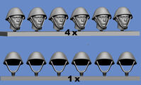 Heads And Helmets Of The NVA
