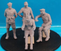 Rommel And Staff For Horch Staff Car - Image 1