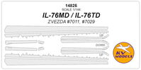 Ilyushin IL-76MD / IL-76TD (ZVEZDA #7011, #7029)