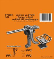 Junkers Ju 87D/G Gunners seat & MG 81Z