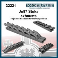 Ju87 Stuka Exhausts (For Trumpeter Kit)