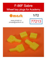 F-86F Sabre Wheel Bay Plugs (For Academy) - Image 1