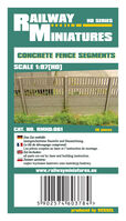 Concrete Fence Segments