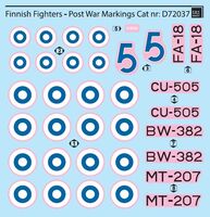 Finnish Fighters - Post War Markings