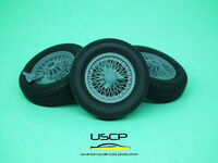 15 Inch Aston Martin DB5 Wire Wheels And Tires For Revell