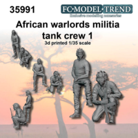 African warlords militia, set 1